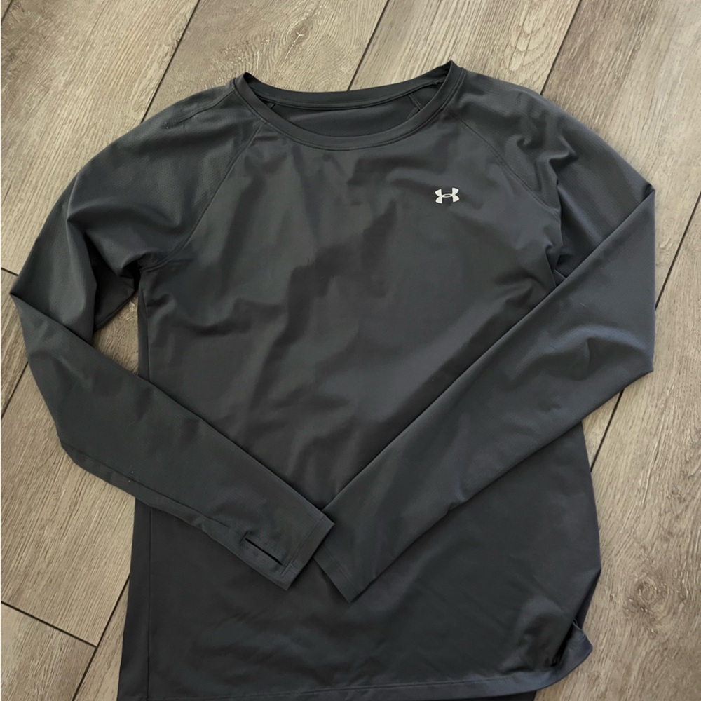 Under Amour Gray ☀️ Heatgear Long Sleeve